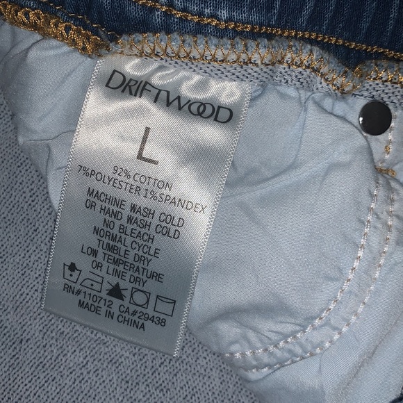 DRIFTWOOD Jean Joggers with Embroidery — Large - Picture 15 of 16